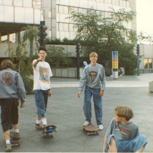 Stadthaus Bonn ´89
Umlauff, Marco, Kühlem, Jörg, Steffen und der Arm von Schröder